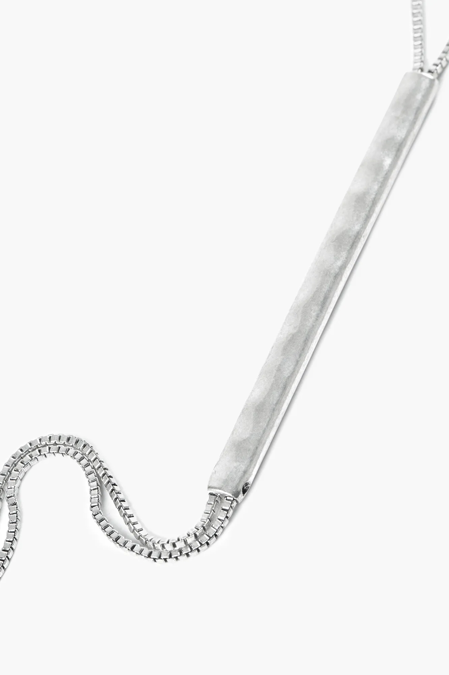 MODERN SILVER Y NECKLACE, image 3
