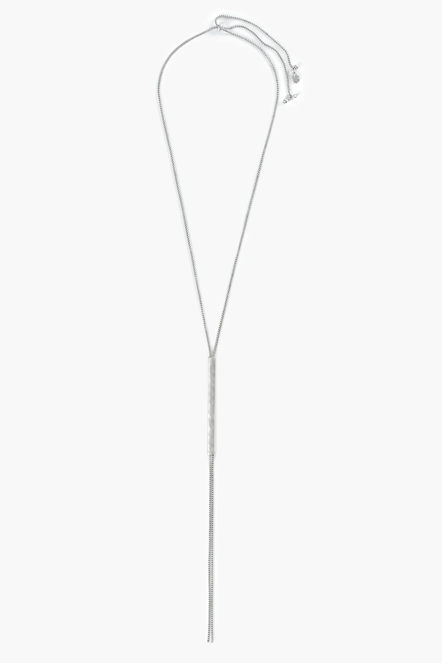 MODERN SILVER Y NECKLACE, image 4