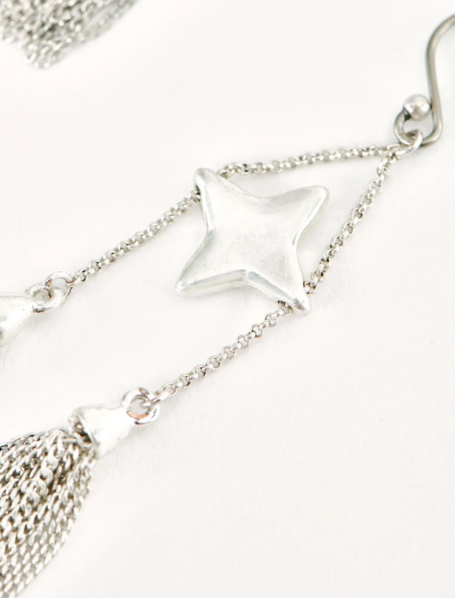 STAR AND TASSLE EARRING, image 2