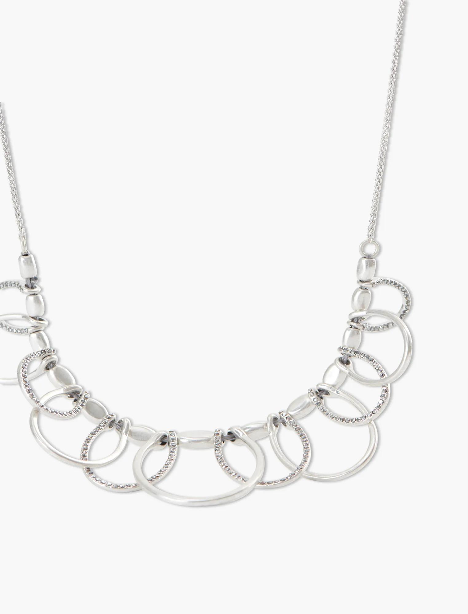 SILVER PAVE NECKLACE, image 3