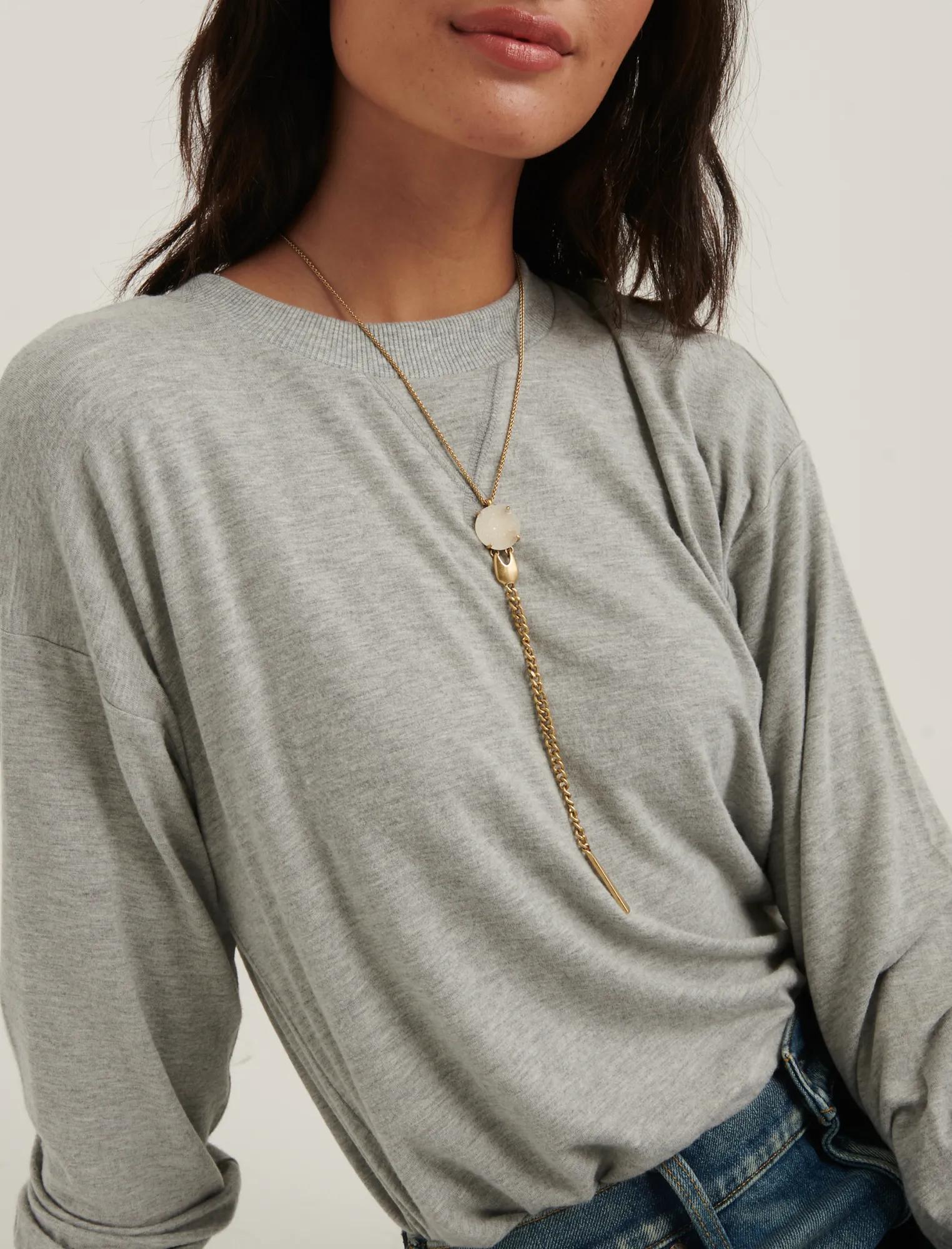 DRUZY FRINGE Y NECKLACE, image 2