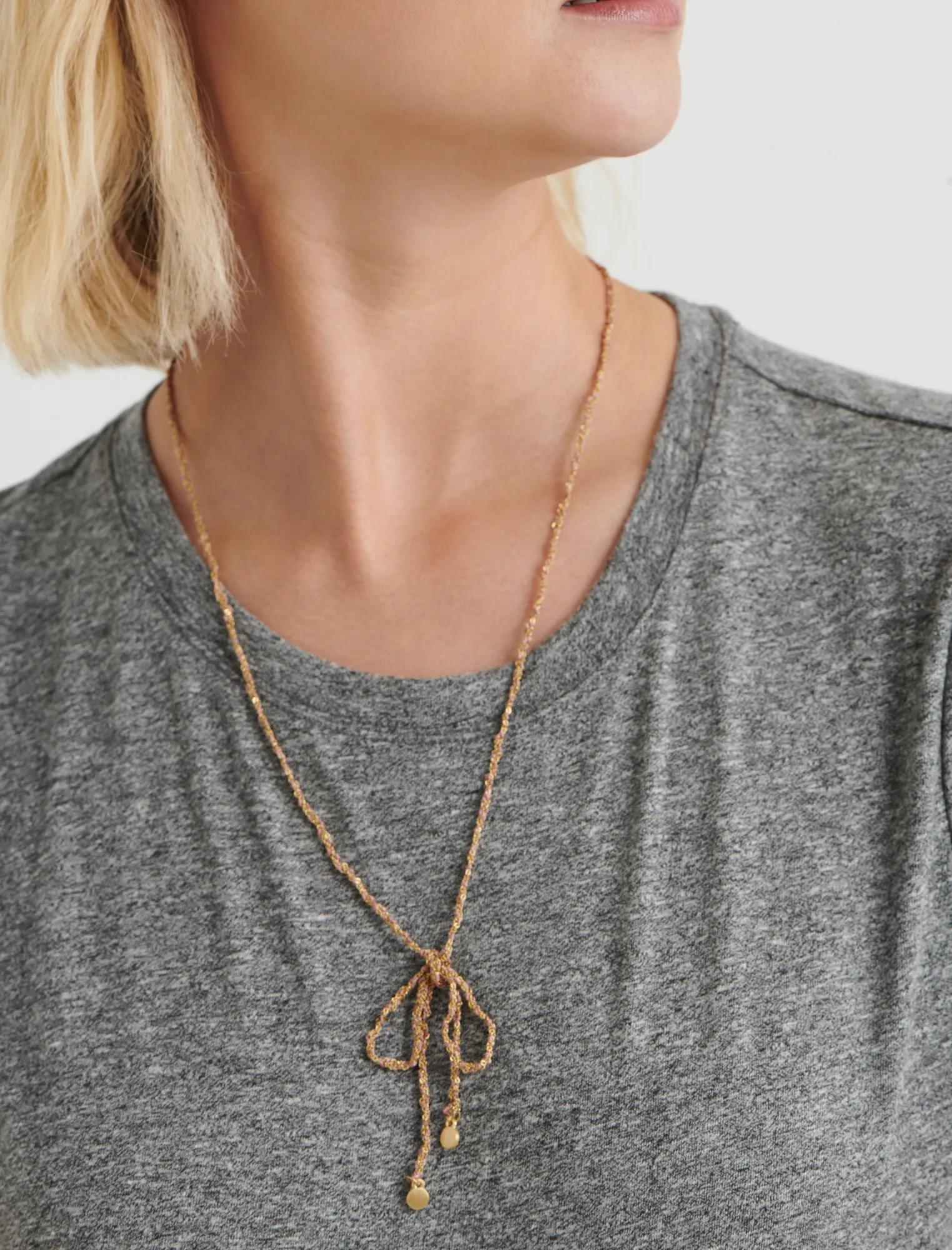 WOVEN Y NECKLACE, image 2