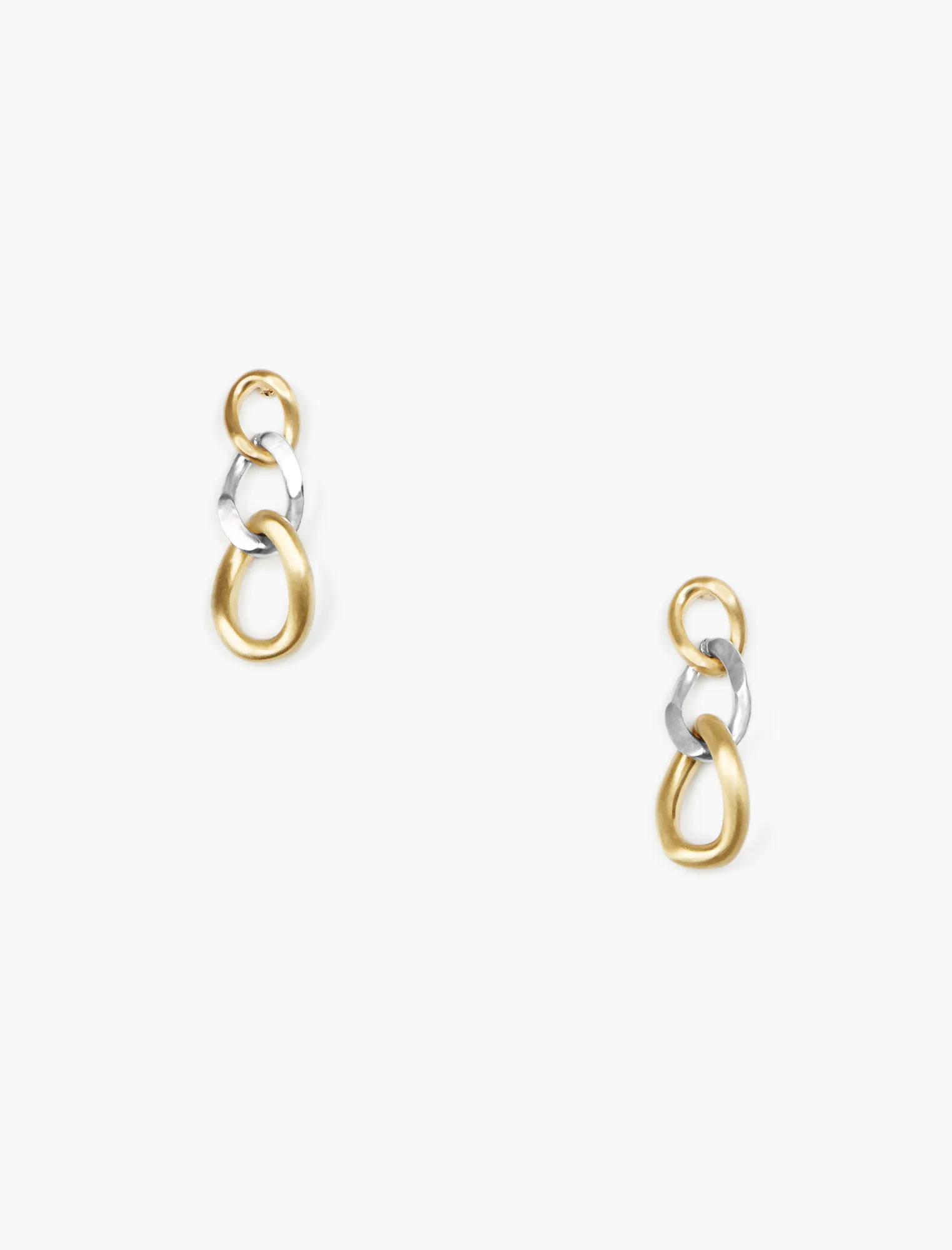 CHUNKY CHAIN LINK EARRINGS, image 2