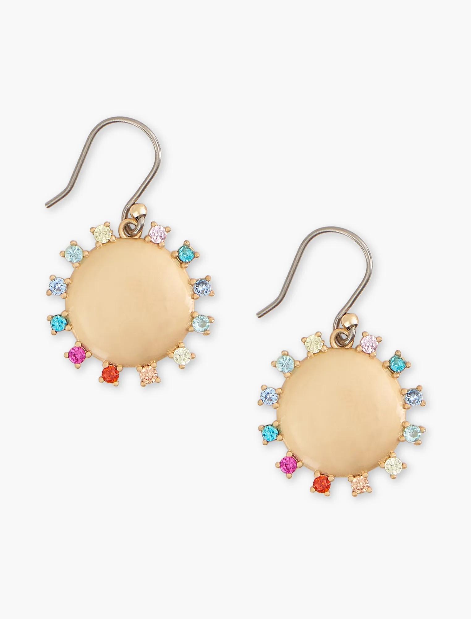 PAVE DROP EARRINGS, image 1