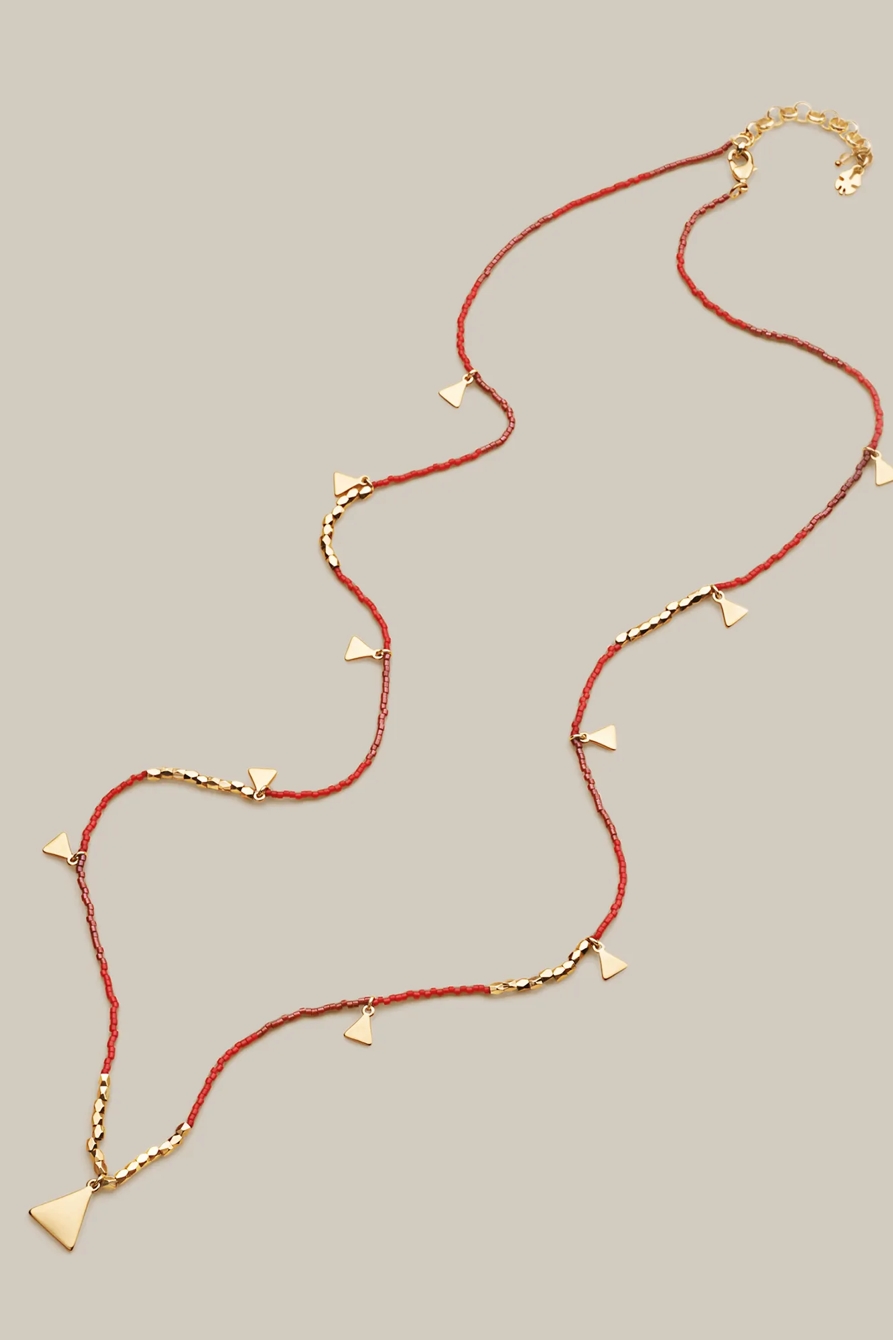 BEADED CHARM NECKLACE, image 2