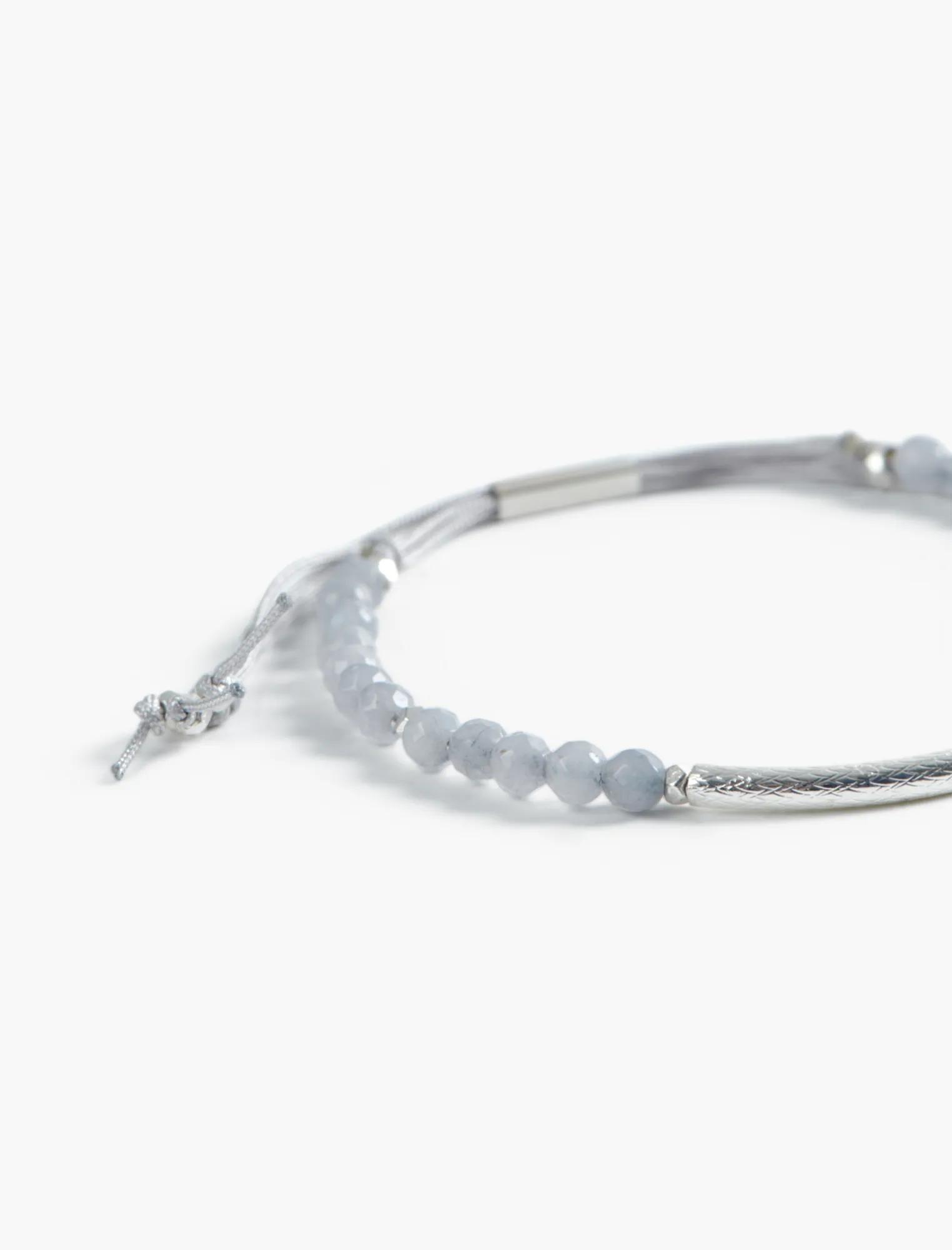 GREY BEADED BRACELET, image 2