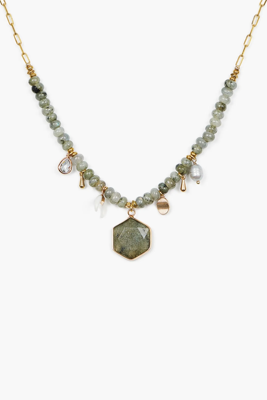 CHARMED PENDANT COLLAR NECKLACE, image 3