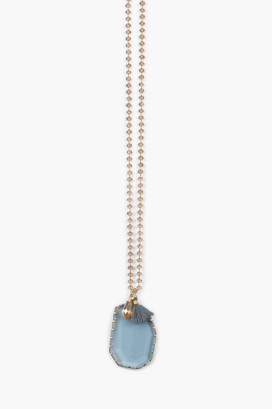 GLASS CHARM PENDANT NECKLACE, image 3