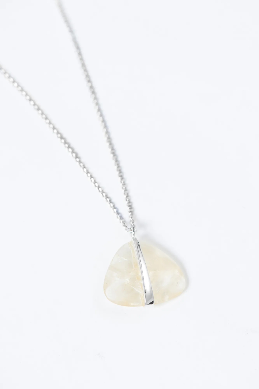 CITRINE PENDANT NECKLACE, image 2