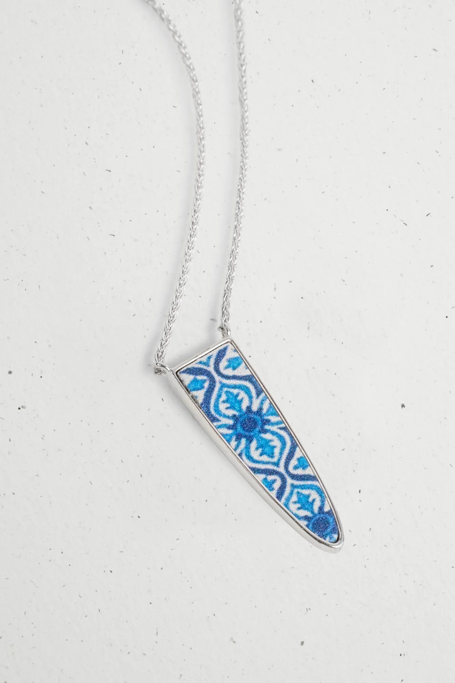 REVERSIBLE MOSAIC PENDANT NECKLACE, image 3