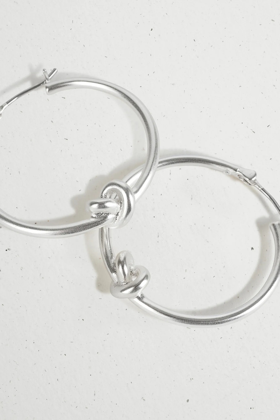 KNOTTED HOOP EARRING, image 3