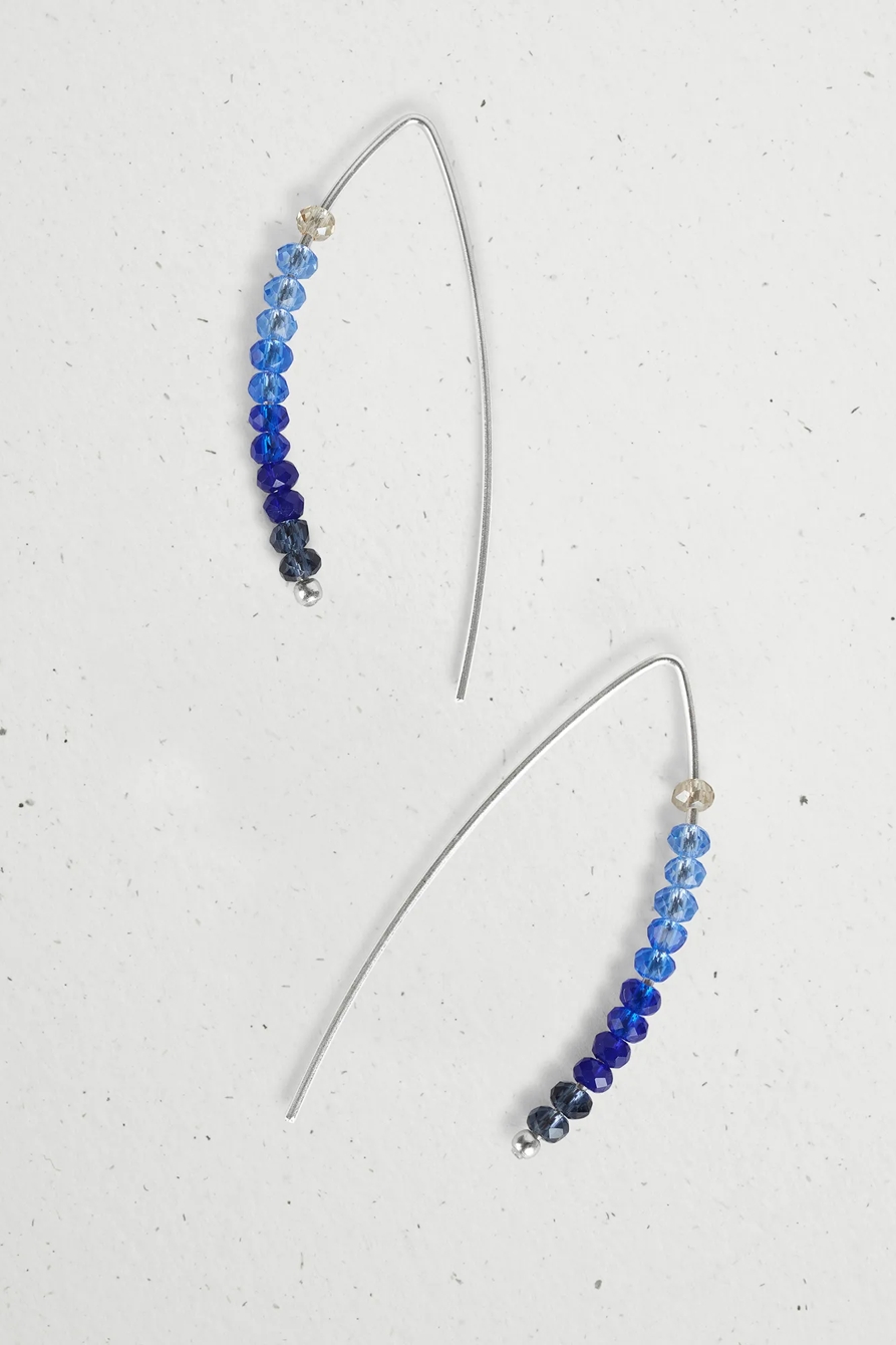 OMBRE BEADED EARRINGS, image 1