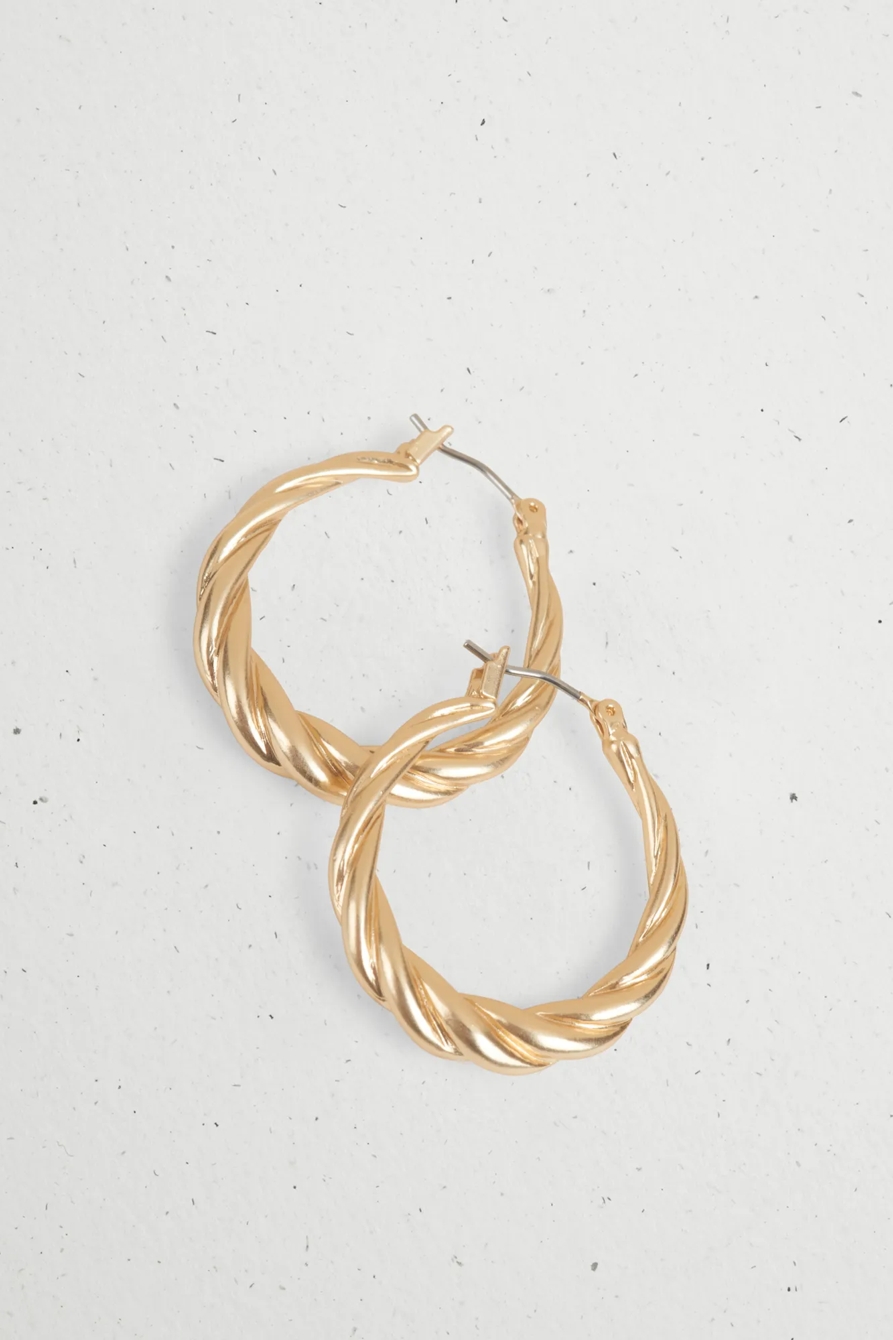 TWISTED HOOP EARRING, image 2