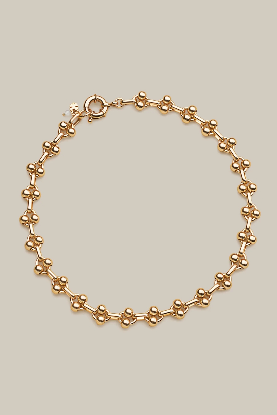 CIRCLE CHAIN LINK NECKLACE, image 1