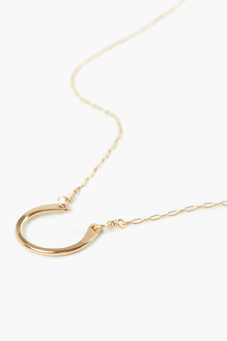 Britta Ambauen Horseshoe Charm Necklace, image 3