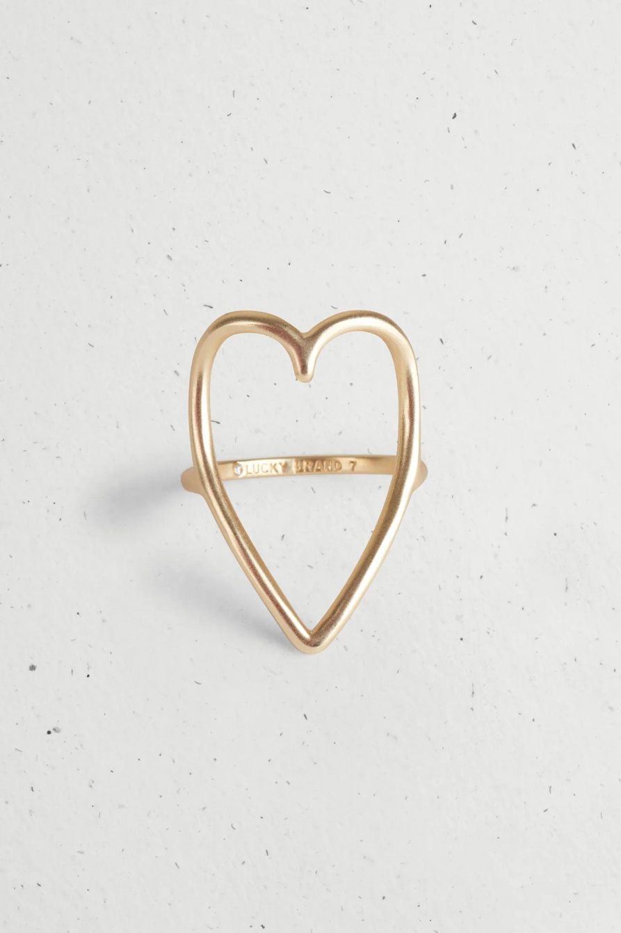 LUCKY OPEN HEART RING, image 3