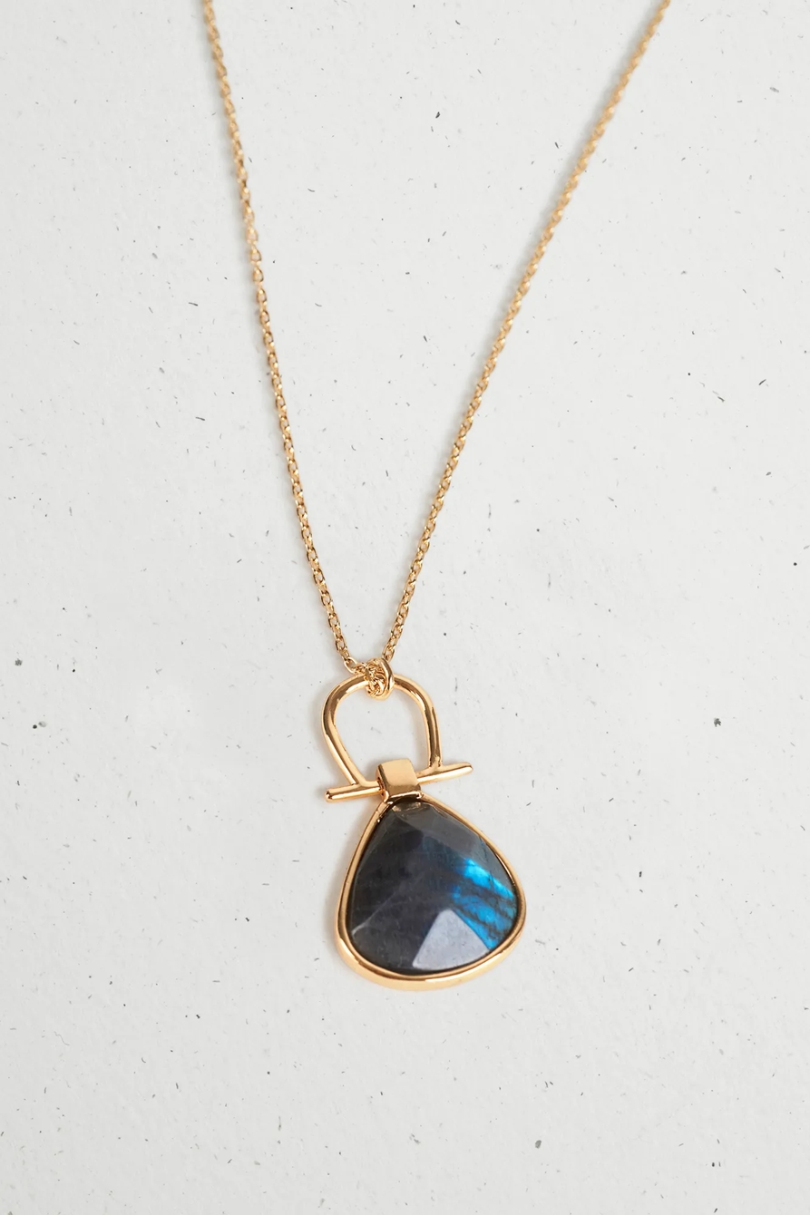 LABRADORITE PENDANT NECKLACE, image 2
