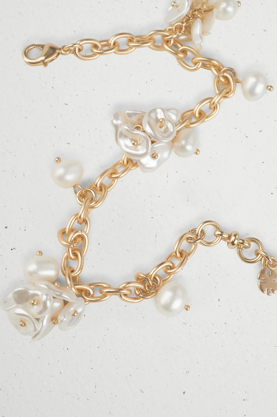 PEARL CHARM CLUSTER BRACELET, image 2