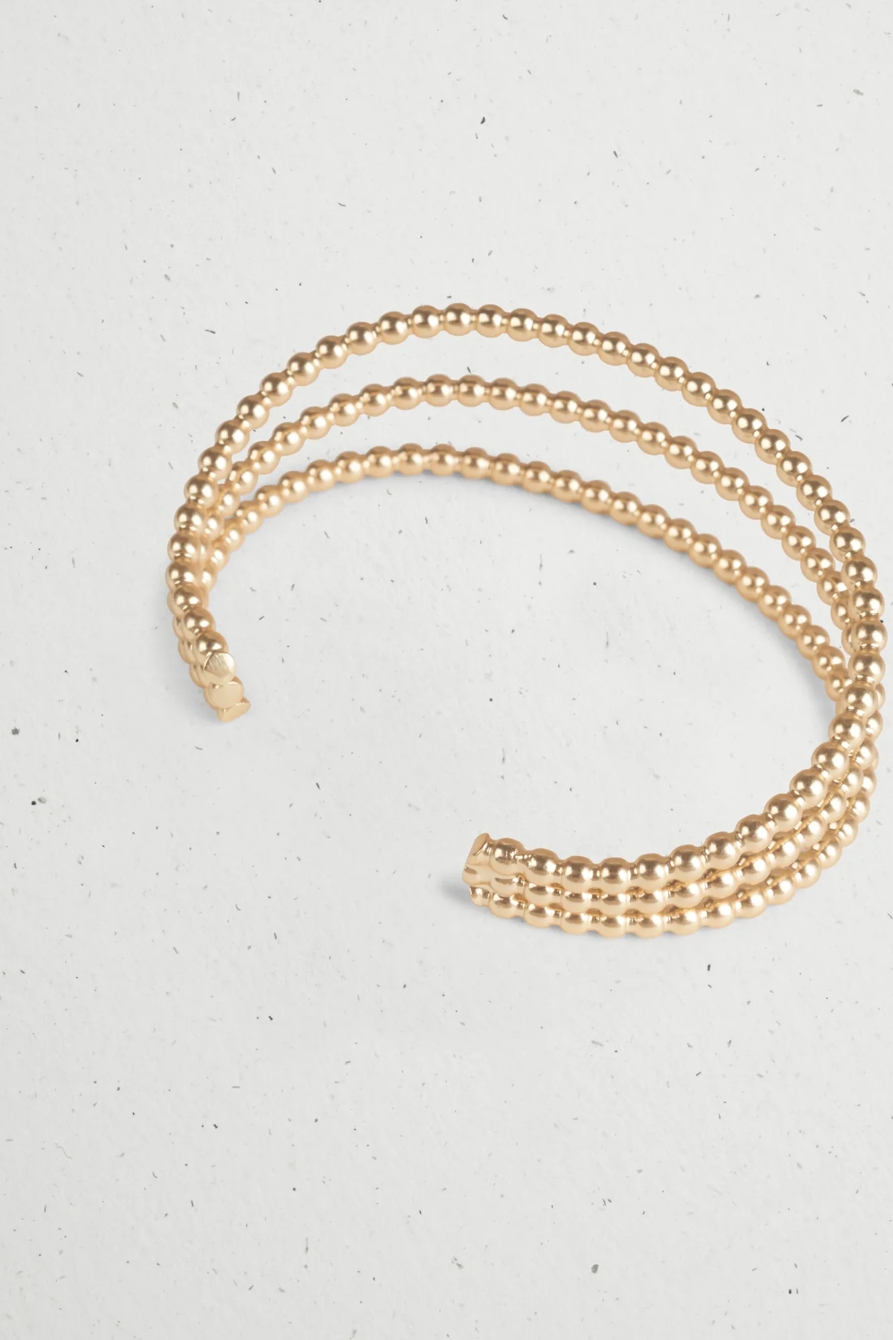 GRANULATED LAYER CUFF BRACELET, image 2