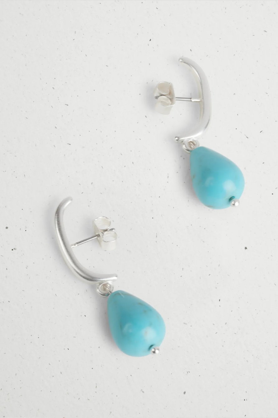 TURQUOISE DROP EARRING, image 3