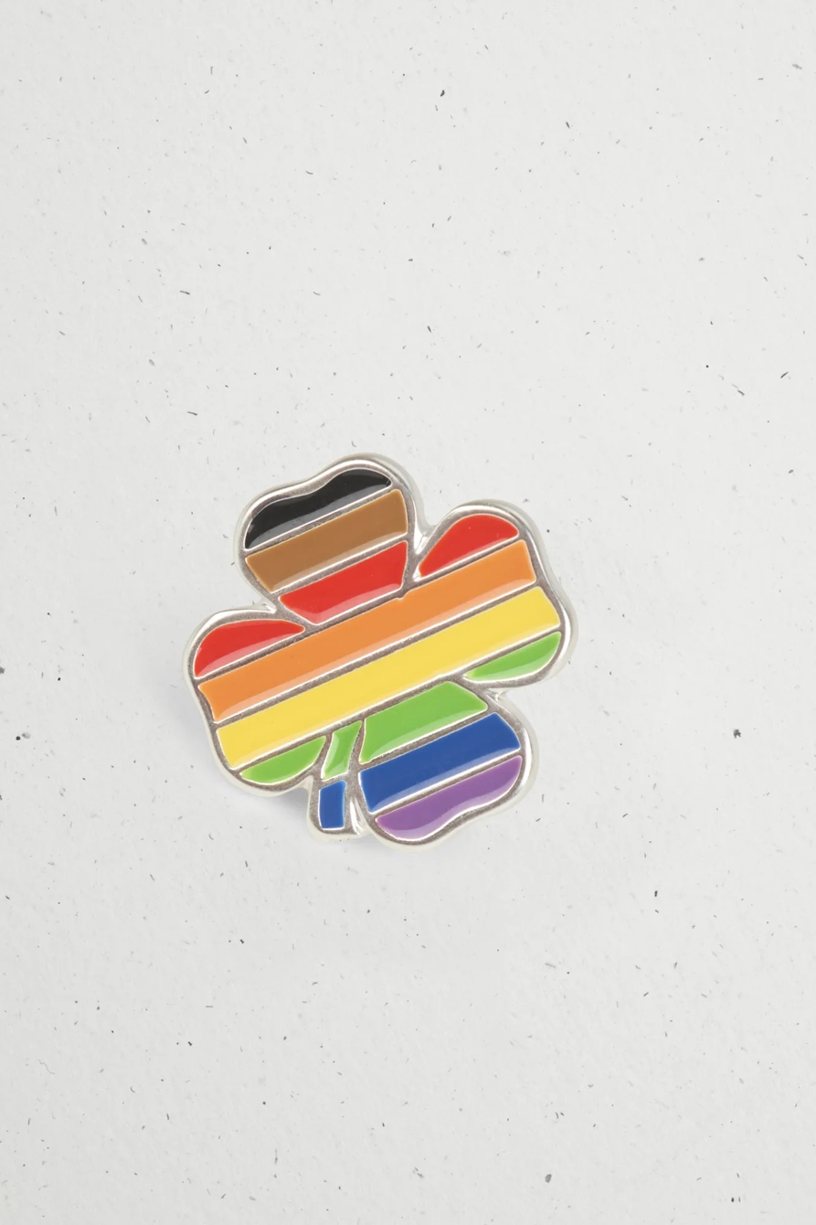 CLOVER PRIDE ENAMEL PIN, image 4
