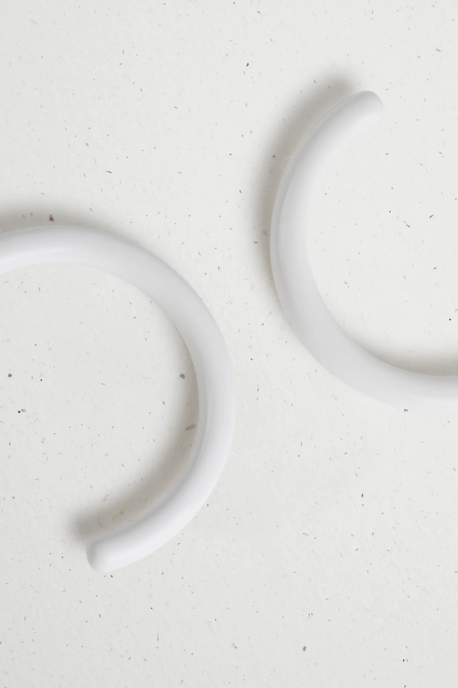 ENAMEL HOOP EARRING, image 2