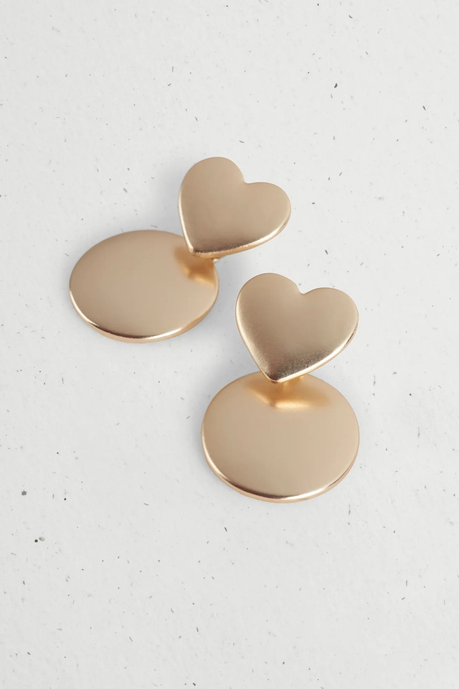 HEART DROP EARRINGS, image 2