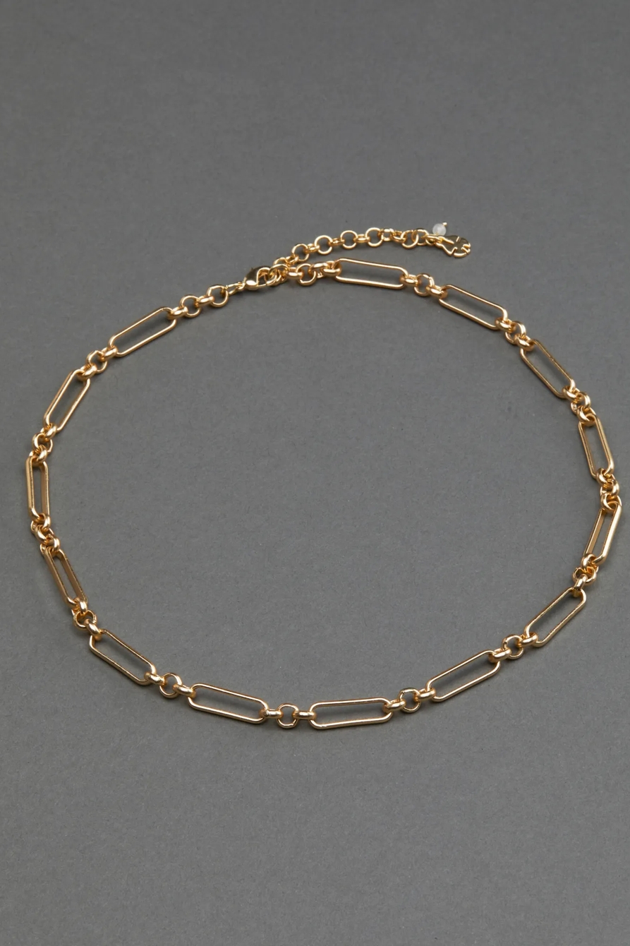 CHAIN LINK COLLAR NECKLACE, image 1