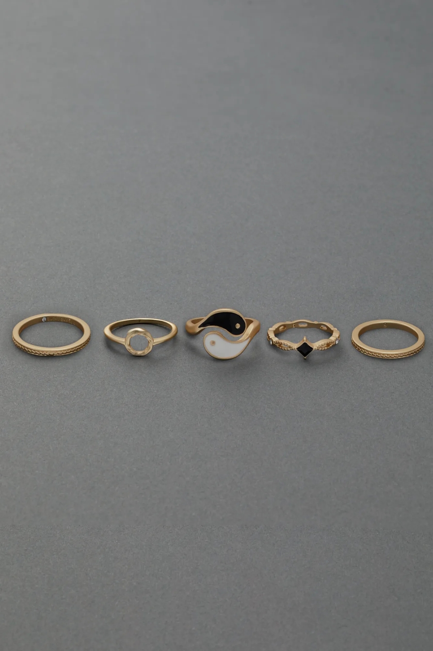 YIN YANG RING STACK, image 2