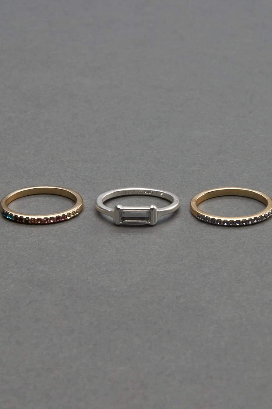 DELICATE PAVE RING STACK, image 2