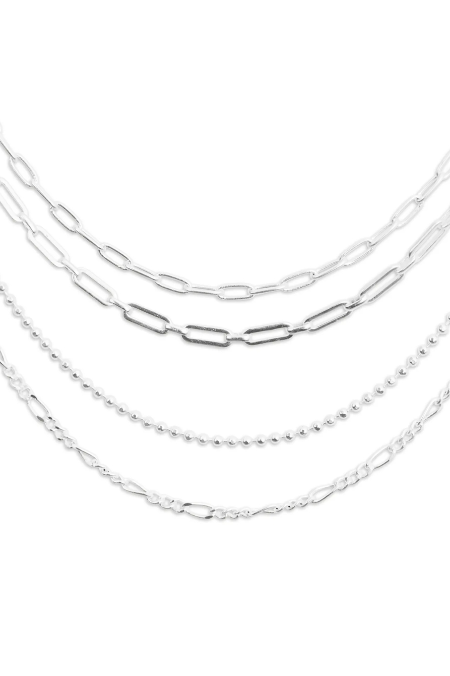 MULTI CHAIN LAYER NECKLACE, image 2