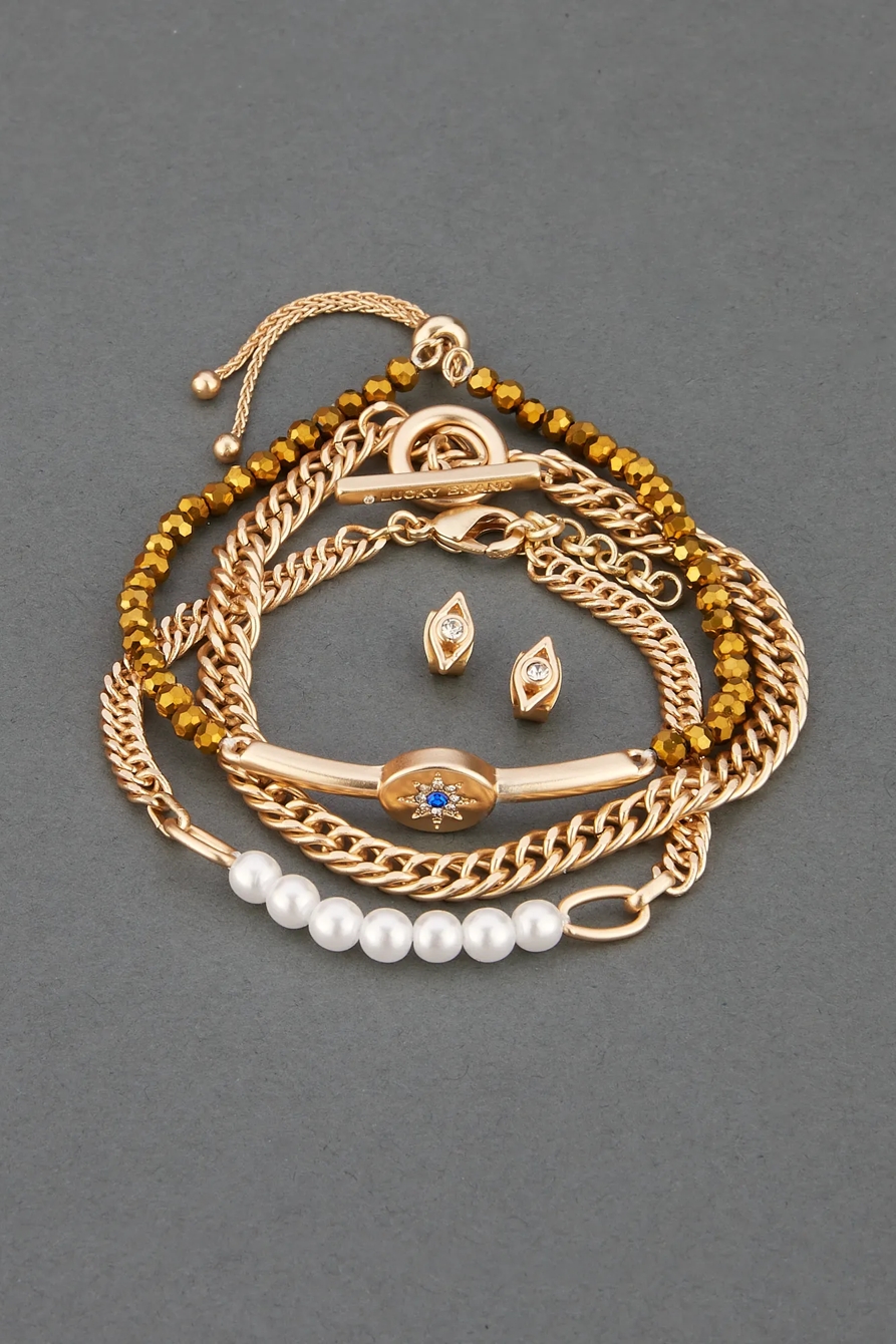 SNAKE BRACELET AND EARRING SET, image 2
