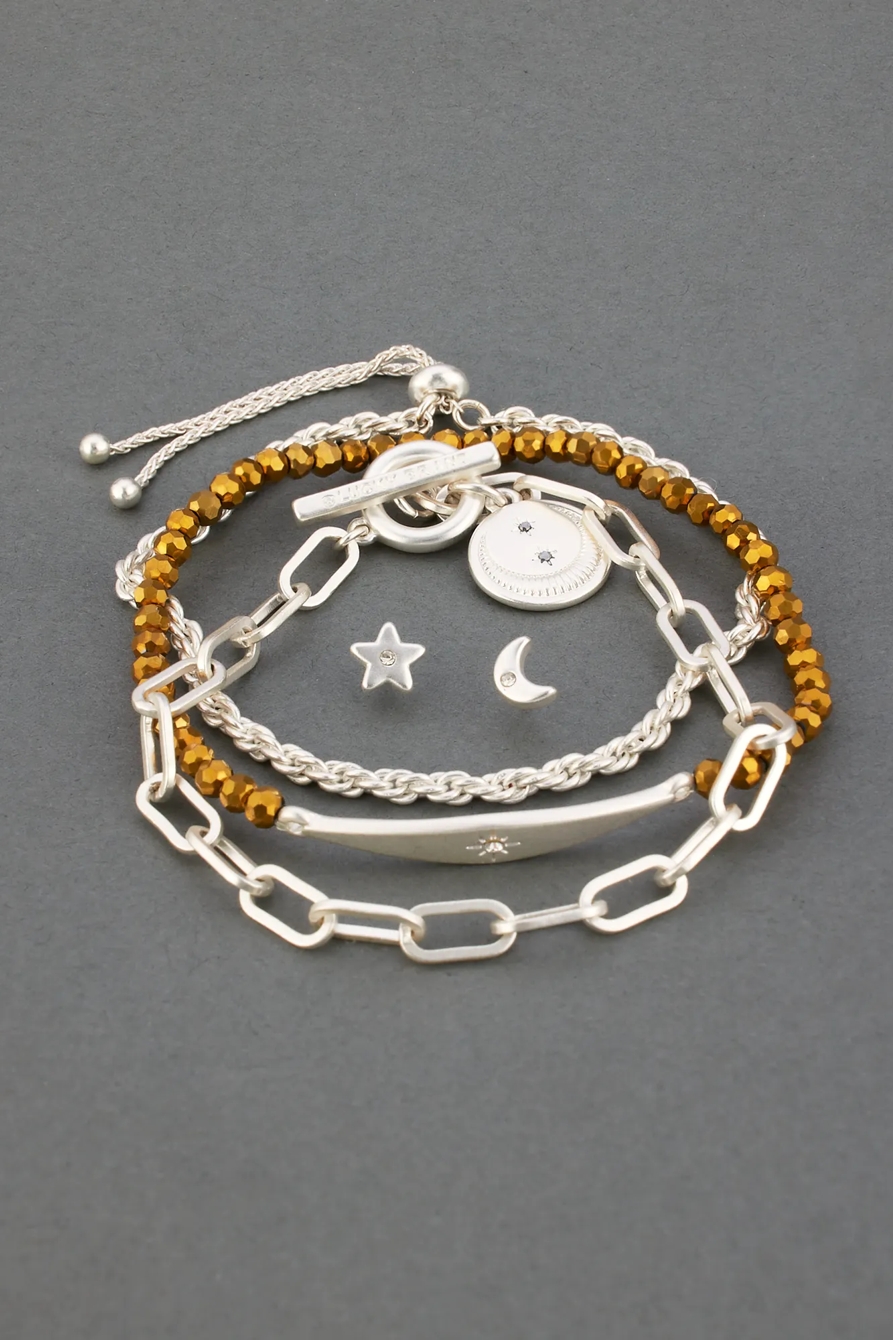 CAMO BRACELET AND EARRING SET, image 2