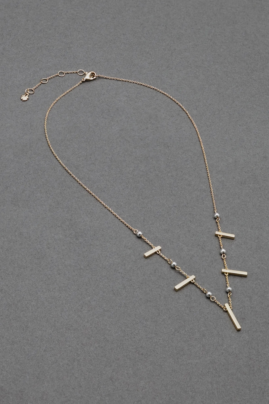 MODERN BAR COLLAR NECKLACE, image 1
