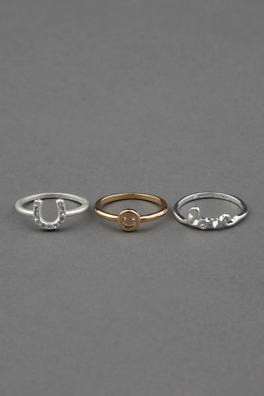 LUCKY CHARM RING STACK, image 2