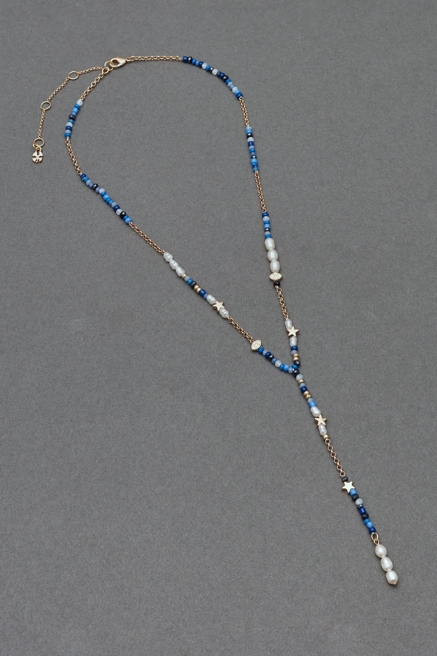 bead celestial y necklace, image 1