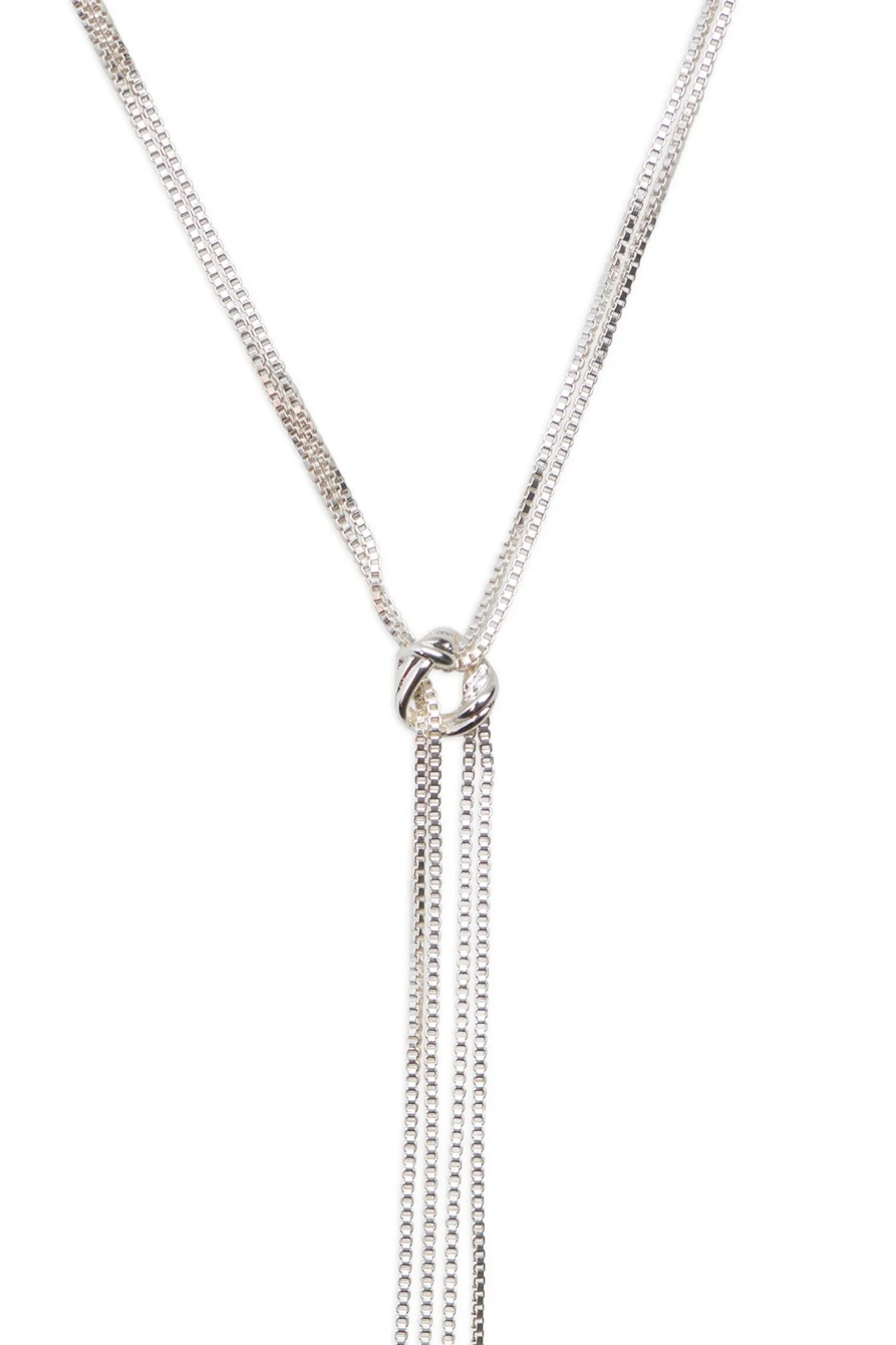 knotted lariat necklace, image 2