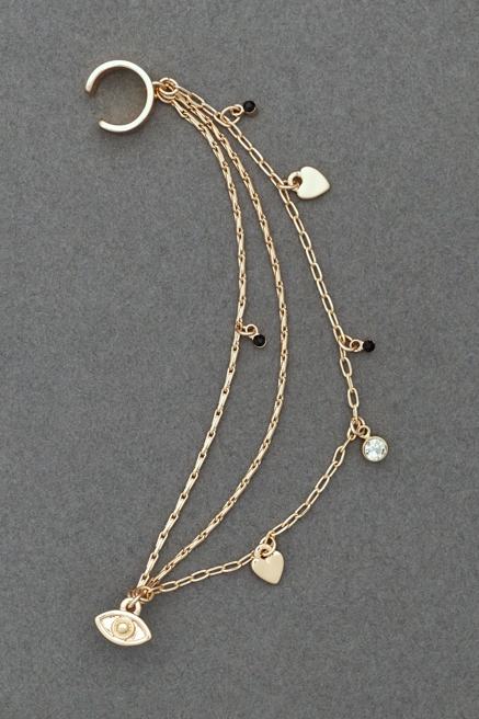 celestial ear cuff chain, image 1