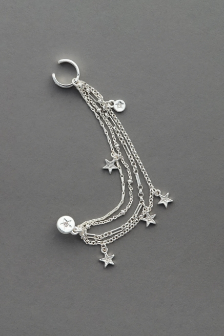 stars ear cuff chain, image 1