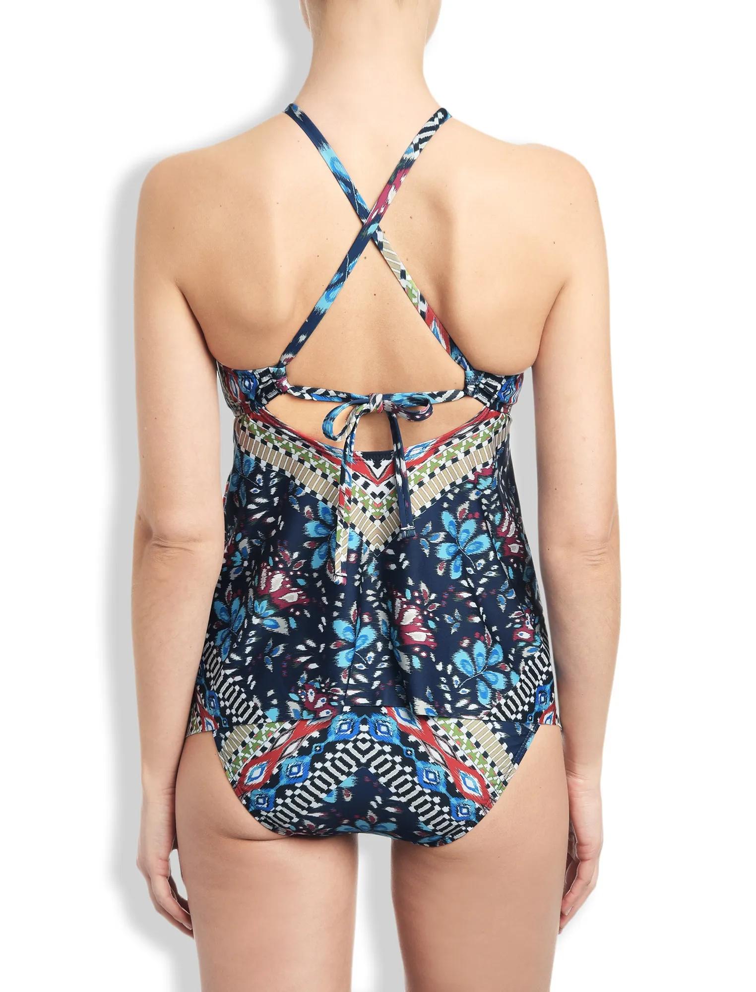 TRIBAL SWIM TANKINI TOP, image 2