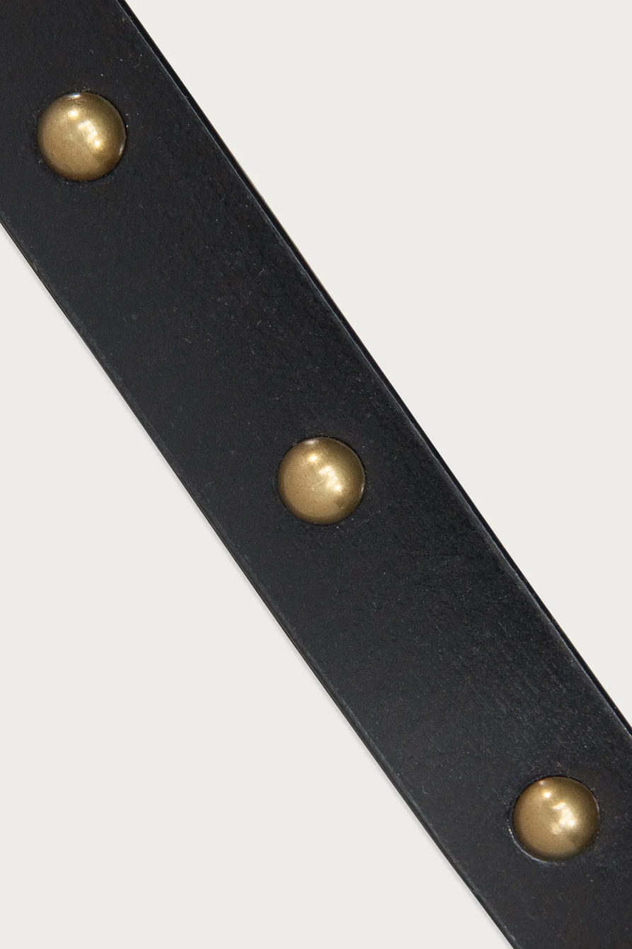 DOME STUDDED LEATHER BELT, image 2