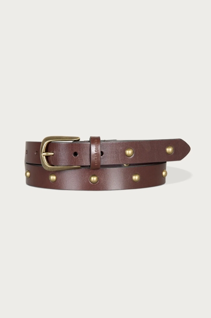 DOME STUDDED LEATHER BELT, image 1