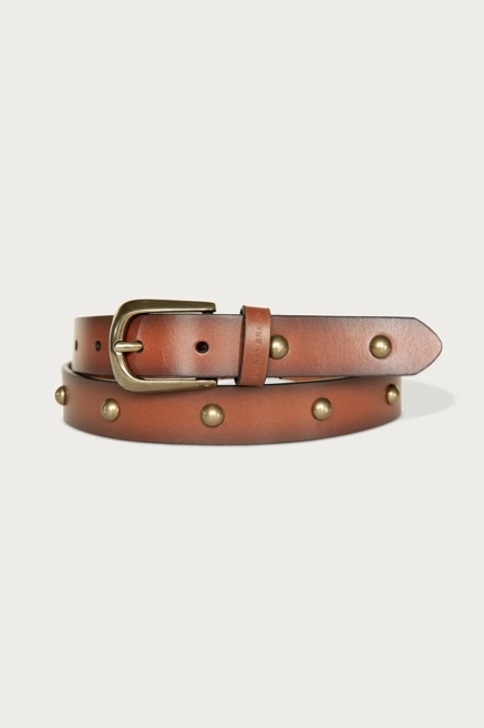 DOME STUDDED LEATHER BELT, image 1
