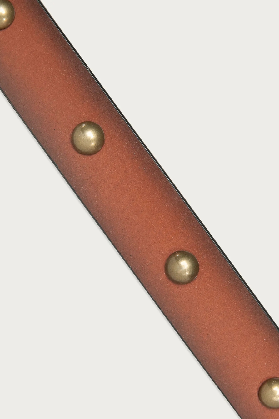 DOME STUDDED LEATHER BELT, image 3