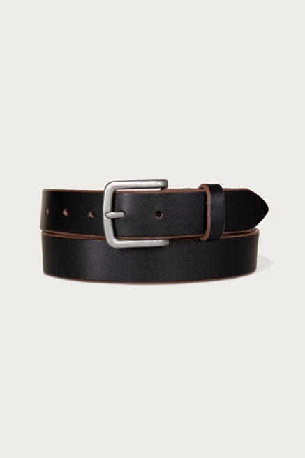 RAW CUT EDGED LEATHER JEAN BELT, image 1