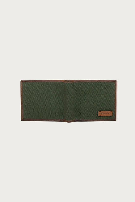 CANVAS WITH LEATHER TRIM BIFOLD WALLET, image 4
