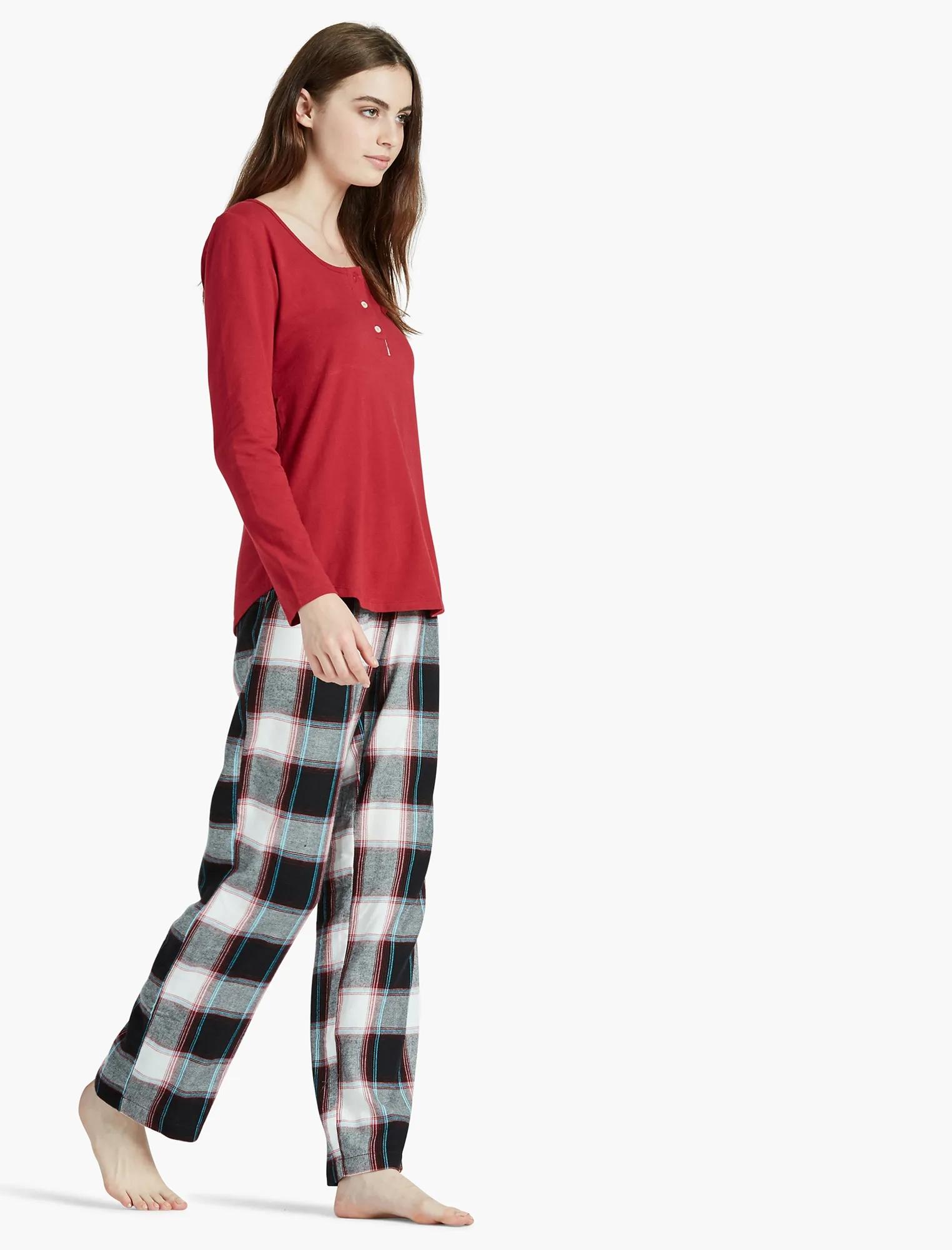 CONTRAST PLACKET PAJAMA, image 2