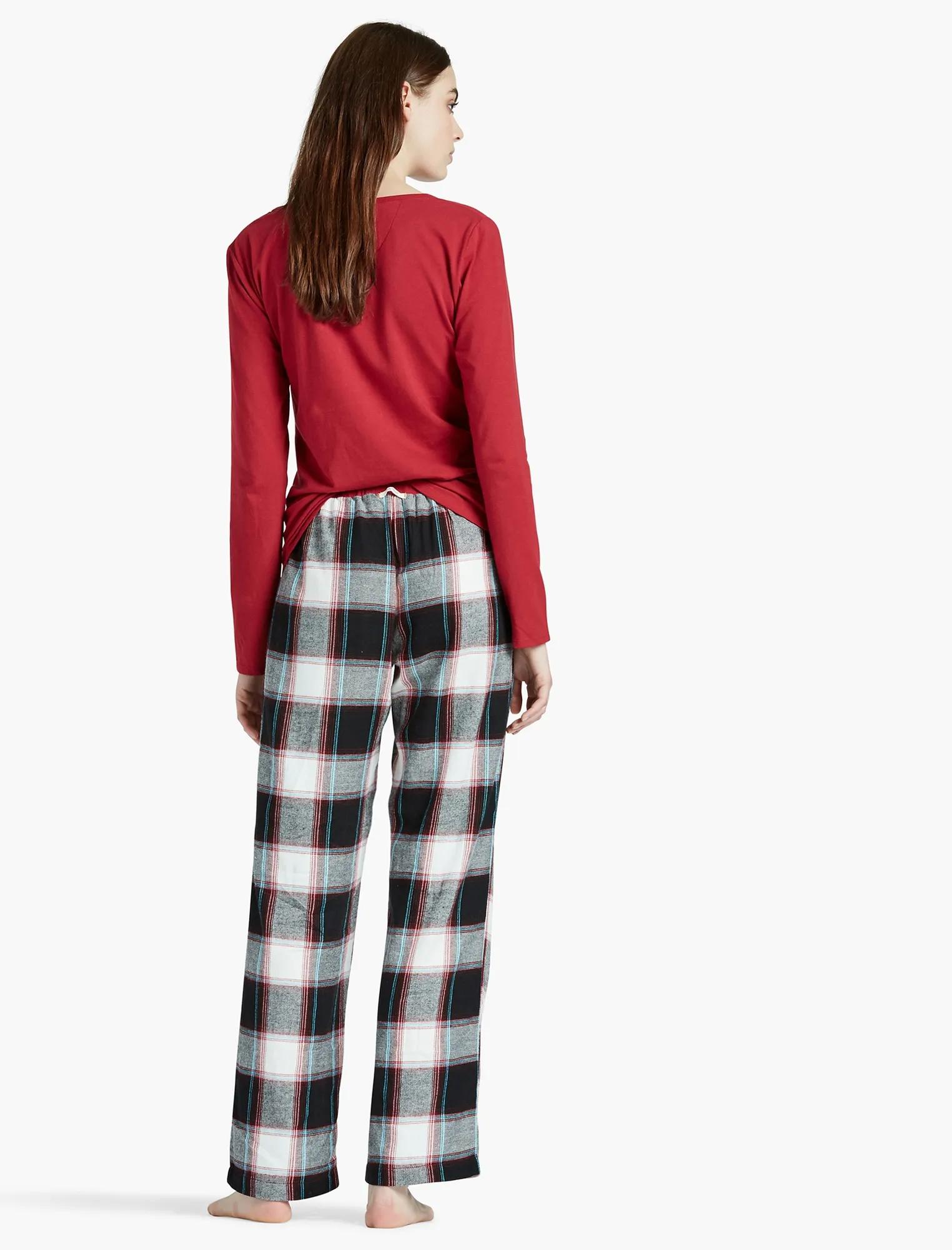 CONTRAST PLACKET PAJAMA, image 3