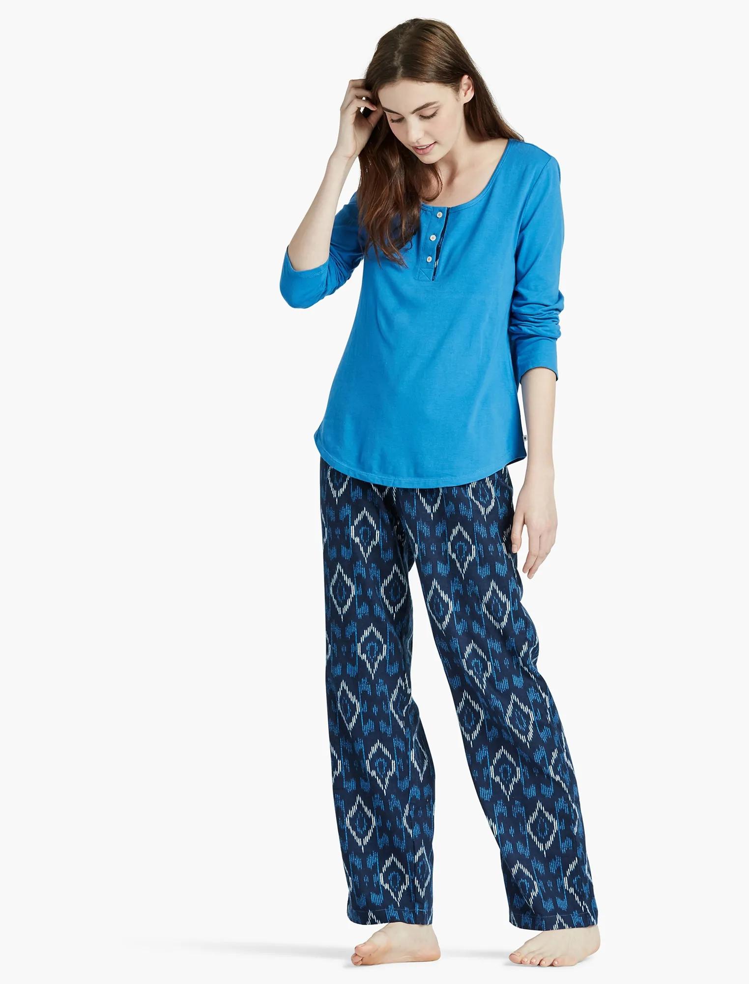 CONTRAST PLACKET PAJAMA, image 2