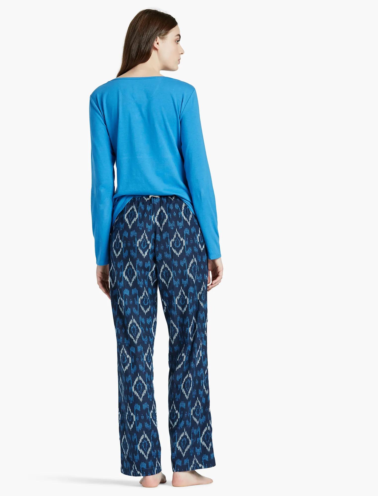 CONTRAST PLACKET PAJAMA, image 3